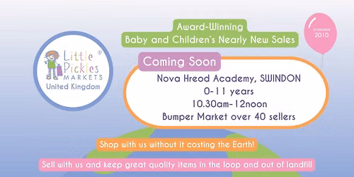 Baby, Toddler & Children's Nearly New Sale - Swindon - September