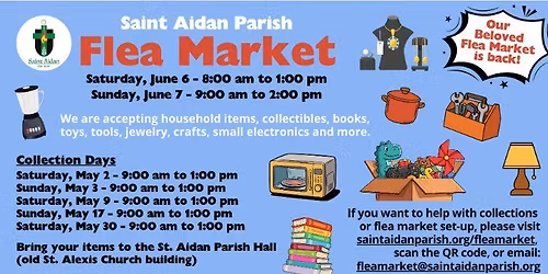 St Aidan Parish Flea Market (Wexford Area)