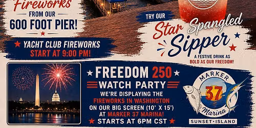 Freedom 250 Watch Party at Sunset Island