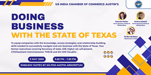 Doing Business with the State of Texas |US India Chamber of Commerce Austin
