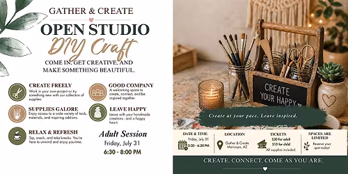 Open Studio (DIY Craft) Adult Session