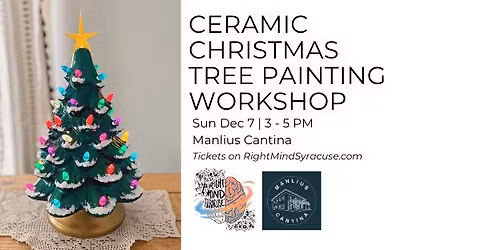SOLD OUT! Ceramic Christmas Tree Painting Workshop
