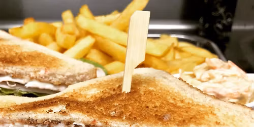 Christmas Turkey Club Sandwiches & Chips