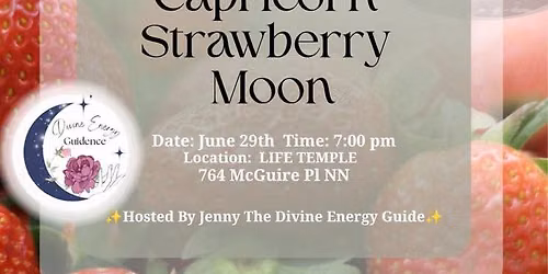 Strawberry Full Moon Circle