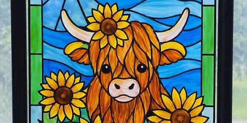Highland In Bloom (Glass Art) - Painting Class
