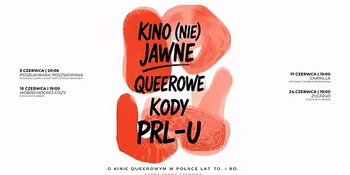 Kino (nie)jawne. Queerowe kody PRL-u | Miesi\u0105c Dumy w Kinotece
