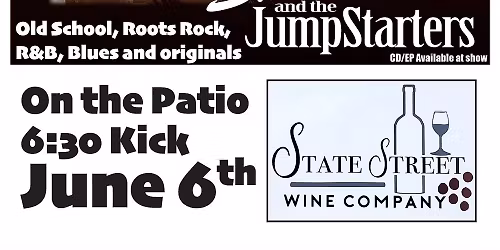 JumpStarters at State Street Wine Company June 6th