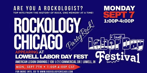 ROCKOLOGY CHICAGO ROCKIN' LOWELL LABOR DAY FEST!