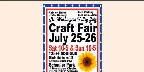Mt. Washington Valley July Craft Fair