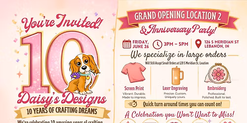 10th Anniversary and 2nd Location Grand Opening