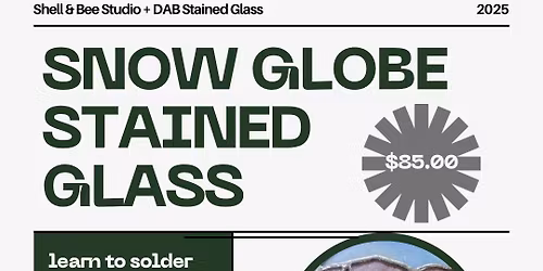 Stained Glass Snow Globes