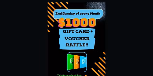 \ud83c\udf89GIFT CARD + VOUCHER RAFFLE \ud83c\udf89