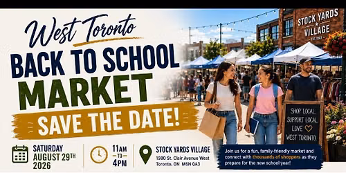 West Toronto Back to School Market 