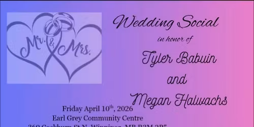 Tyler and Megan's Wedding Social
