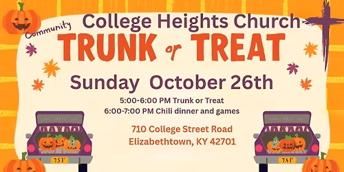 College Heights Church Trunk or Treat