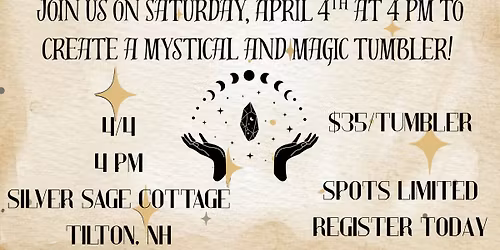 Snowglobe Tumbler Workshop - Take Two!