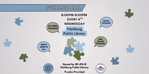 Puzzle Social - Fitchburg - Hosted by WI-JPA