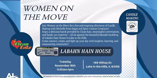 Women on the Move: Candle making with Sugar and Spice Custom Creations