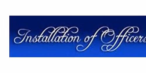 Installation of Officers