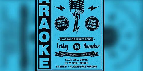 KARAOKE & WATER PONG