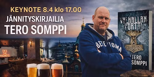 J\u00e4nnityskirjailija Tero Somppi ( sis. panimokierros ja olutmaistelu)