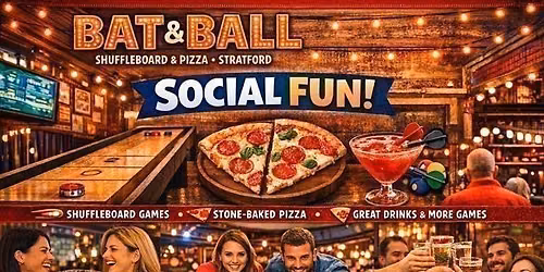 Shuffleboard Social Fun &amp; Pizza \u2013 Bat &amp; Ball Stratford