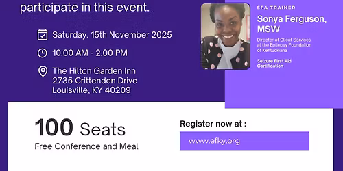 EF Kentuckiana's Epilepsy Empowerment Statewide Conference