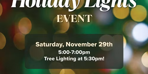 Holiday Lights Event