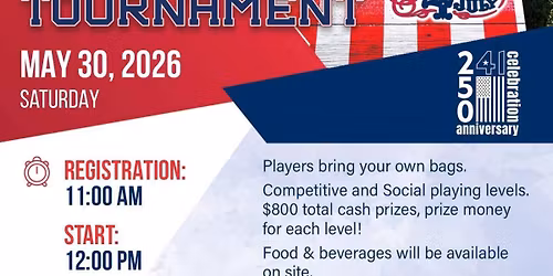 Bristol 4th of July Cornhole Tournament Fundraiser May 30 at 11 am