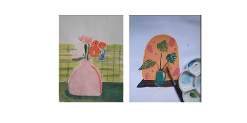 Gouache to Acrylic by Ching Ching