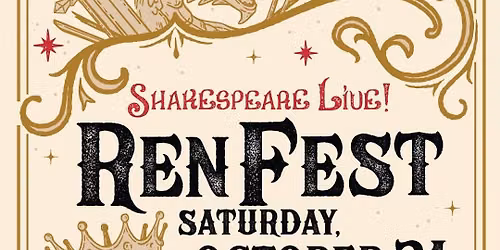 CALL FOR VENDORS - RenFest, Halloween & D\u00eda de los Muertos