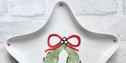 Prints in paint on to ceramics at Bexley United Reformed Church