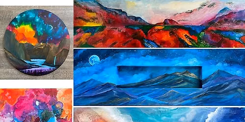 Explore Fluid Acrylics, Acrylic Inks and More with Jen Livia