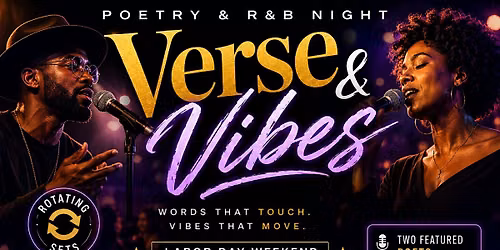 Verse & Vibes - R&B & Poetry Night