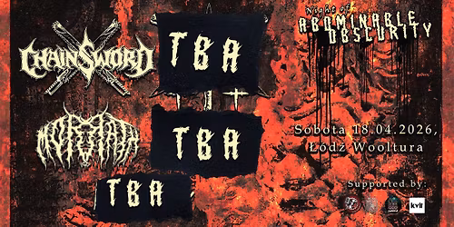 Chainsword \/ Morrath \/ +3TBA - Night of Abominable Obscurity - Wooltura