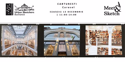 Urban Sketchers Bucharest @ C\u0103rture\u0219ti Carusel