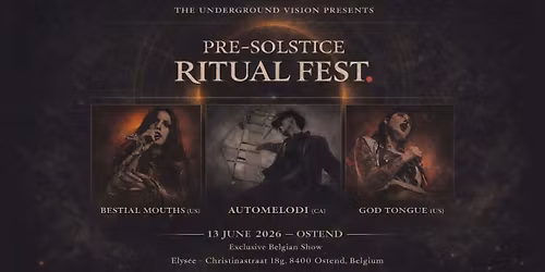 Pre-Solstice Ritual Fest.