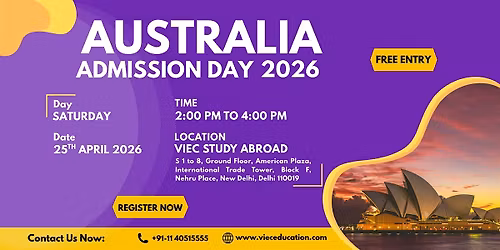 VIEC Australia Admission Day
