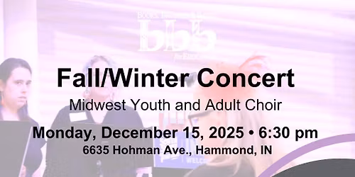 BBB4E Fall\/Winter Concert