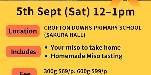 Miso making Workshop