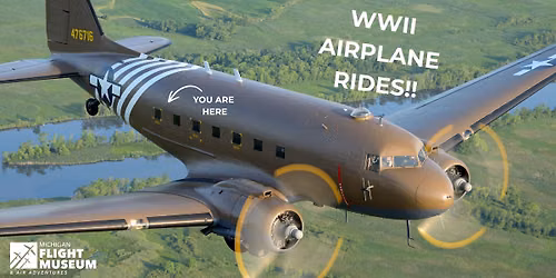 WWII Airplane Ride: Fly in the C-47 \u201cHairless Joe\u201d at Freedom Fly-in at Marysville, OH