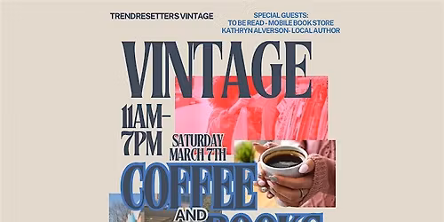 Vintage. Coffee. Books.