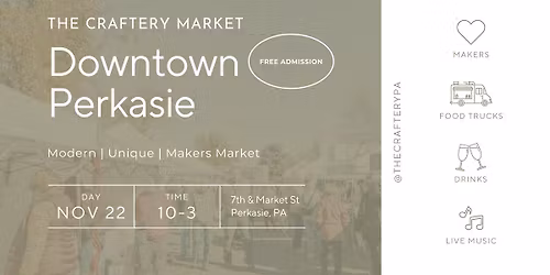 The Craftery Market in Downtown Perkasie