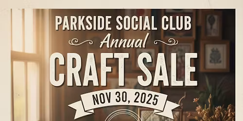 Parkside Social Club Craft Sale