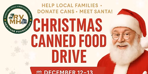 Christmas Canned Food Drive / Meet Santa 