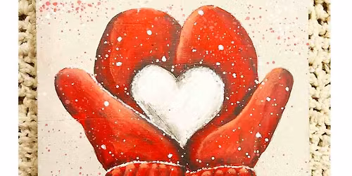 Snowball Heart- Learn to paint class - look for group discounts