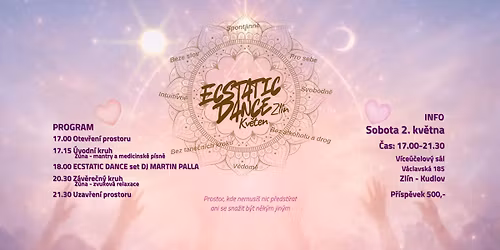 Ecstatic dance Zl\u00edn|Kv\u011bten|DJ MARTIN PALLA|Z\u016bna 