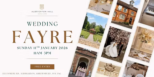 Wedding Fayre - Albrighton Hall Hotel and Spa