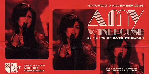Amy Winehouse Tribute Night with Madnezz of Amy