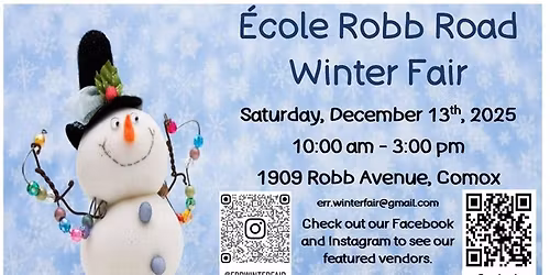 Robb road craft fair. 